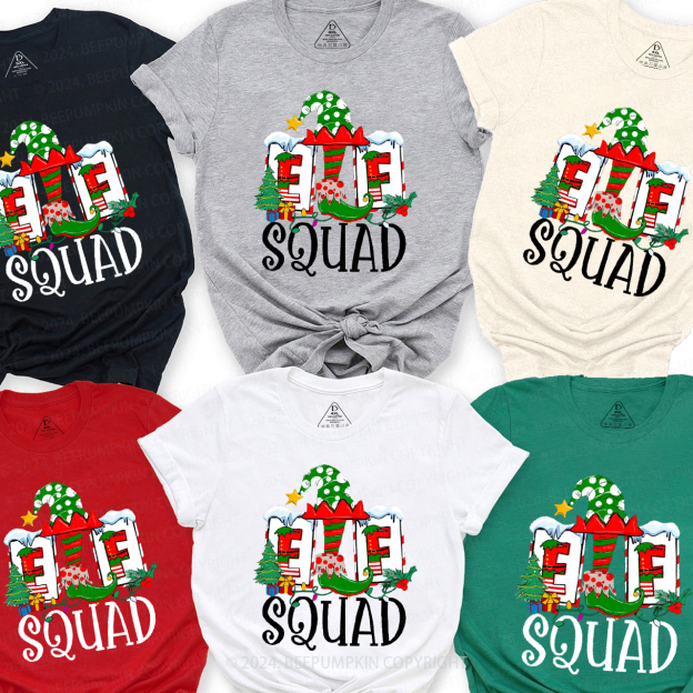 ELF Squad Family Matching T-Shirts Beepumpkin