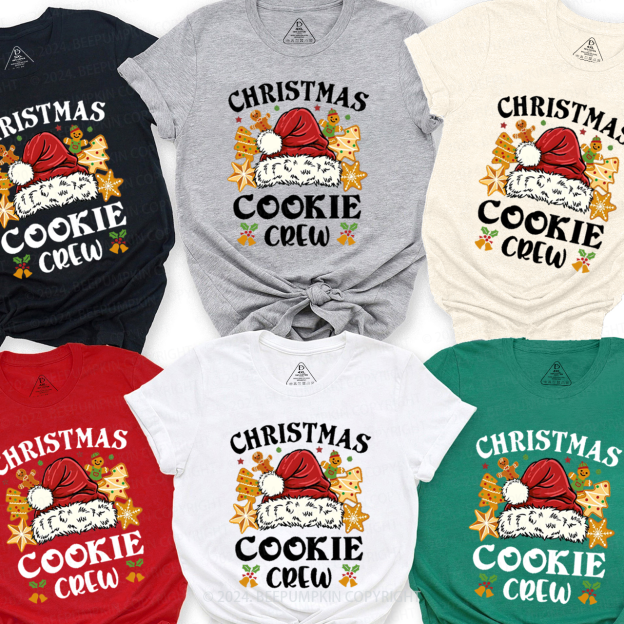 Cookie Baking Crew Family Matching T-Shirts Beepumpkin