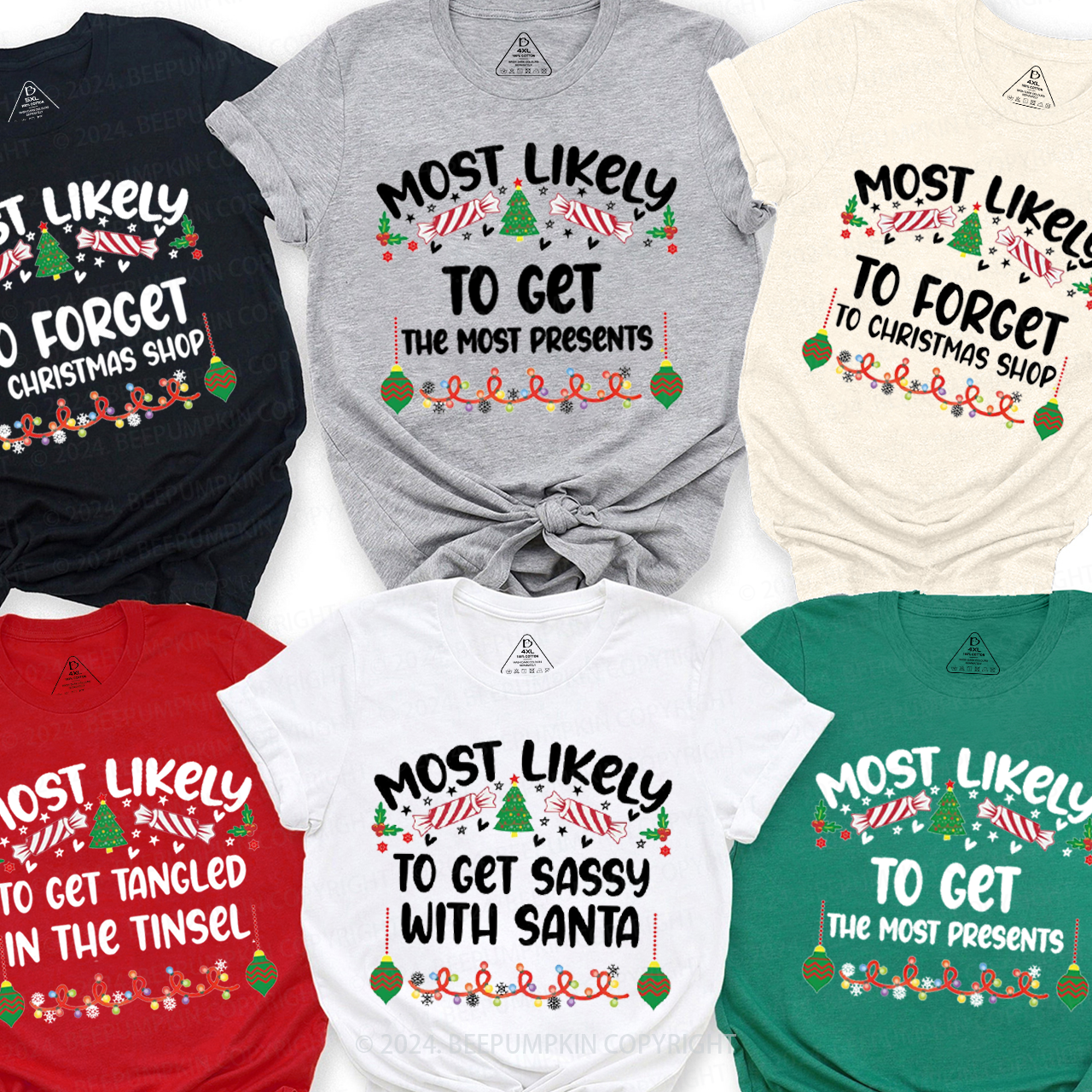 Personalized 72 Quotes Most Likely to Family Matching T-Shirts Beepumpkin