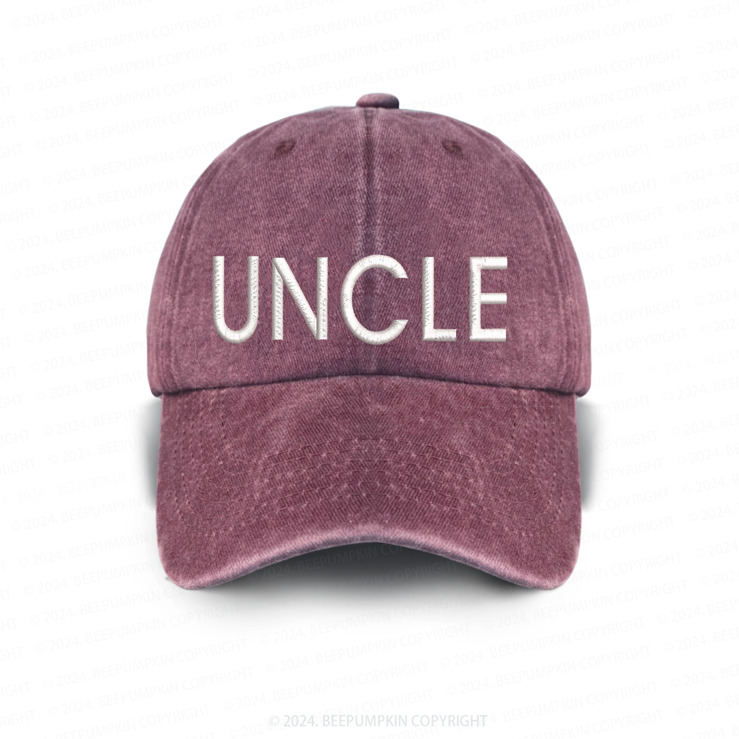 Vintage Washed UNCLE Embroidered Baseball Cap