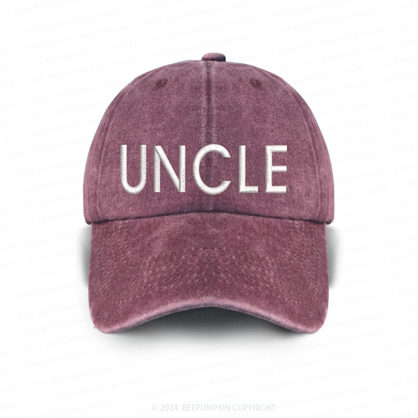 Vintage Washed UNCLE Embroidered Baseball Cap