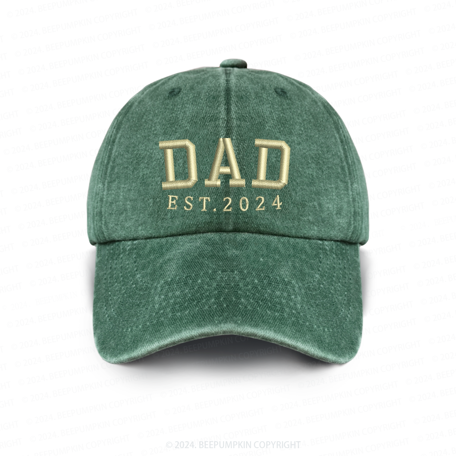 Personalized Date Embroidered Vintage Aldult Baseball Hat