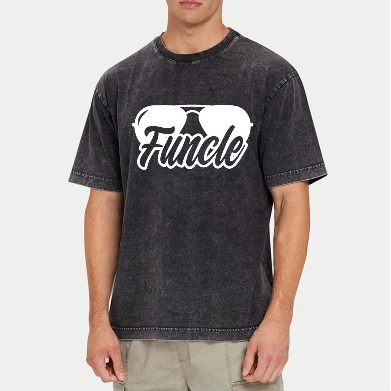 Funcle Uncle Washed T-Shirts 