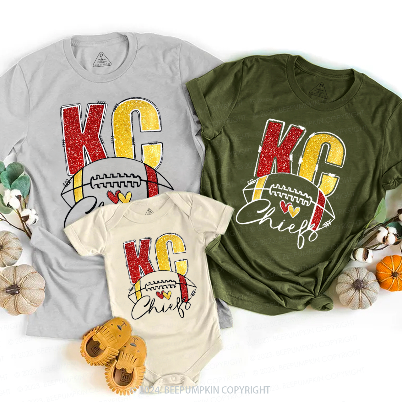 KC Kingdom Football Family Matching Tees Beepumpkin