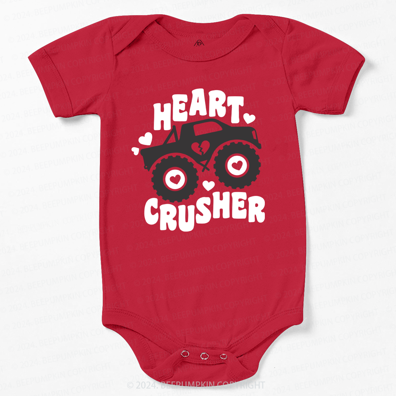 Heart Crusher Valentine's Day Bodysuit For Baby