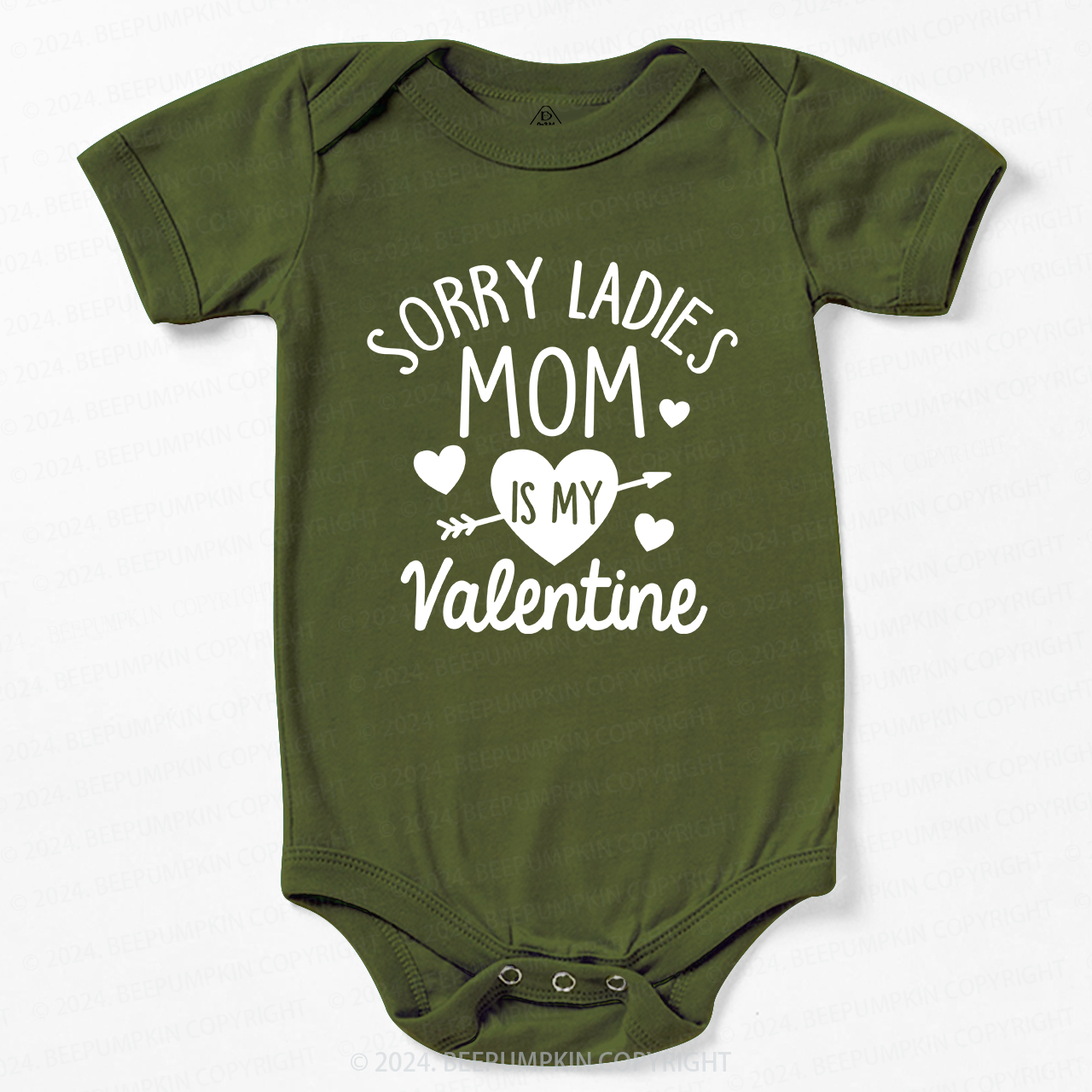 Sorry Ladies Mom Is My Valentine Bodysuit For Baby