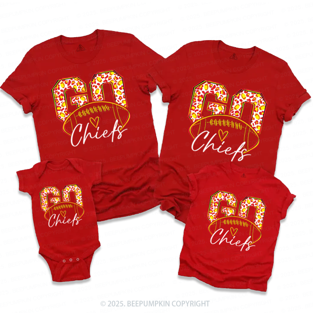 Football KC Fan Family Matching Tees Beepumpkin