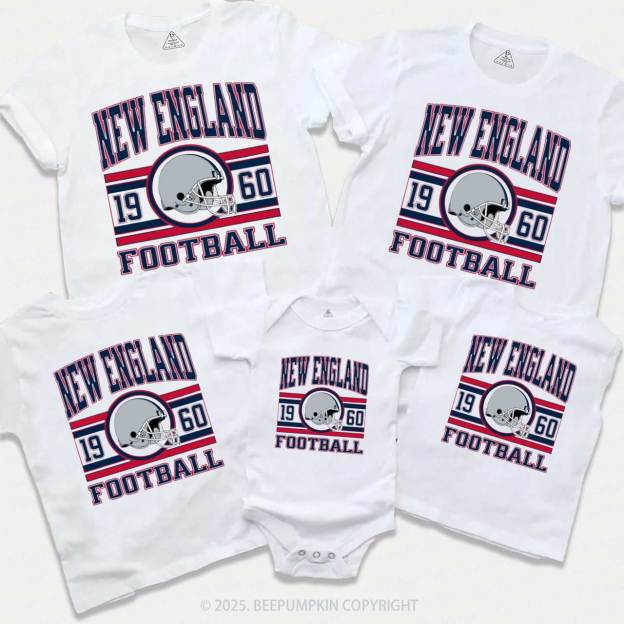 Football Fan 1 Family Matching Tees Beepumpkin