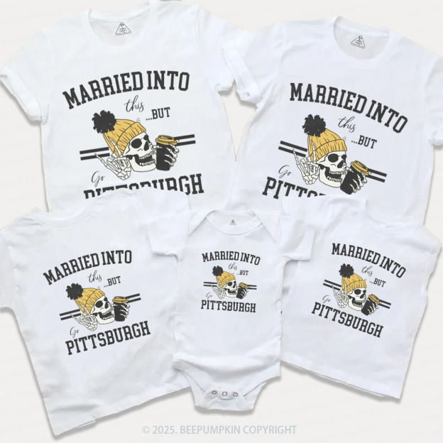 Married Into Game Day Family Matching Tees Beepumpkin