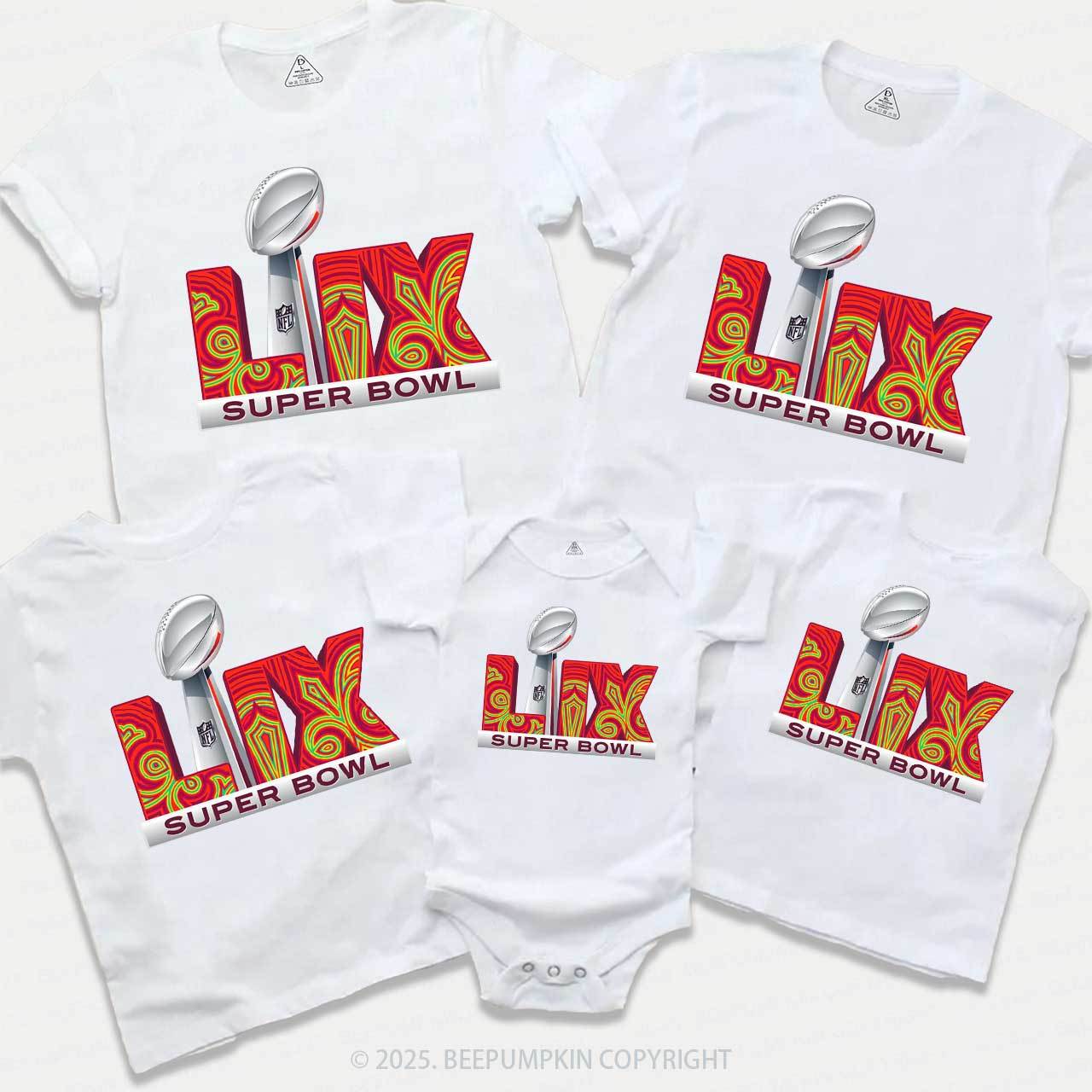 Football Fan Game Day Family Matching Tees Beepumpkin