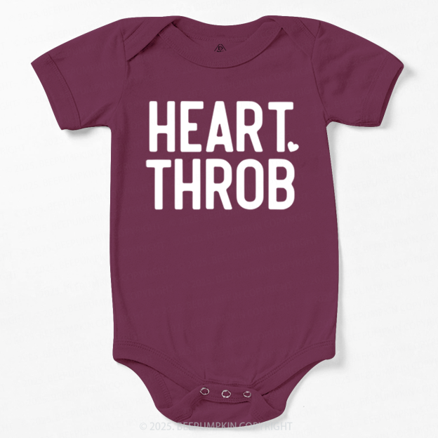 Heart Throb Valentine's Day Bodysuit Beepumpkin