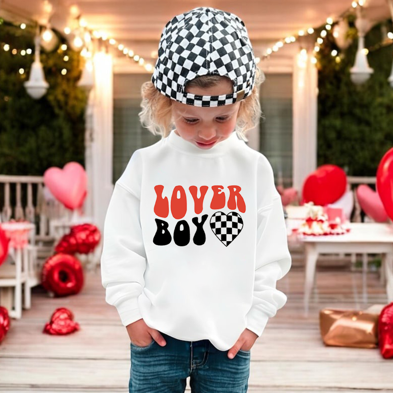 Lover Boy Valentine's Day Kid's Sweatshirt