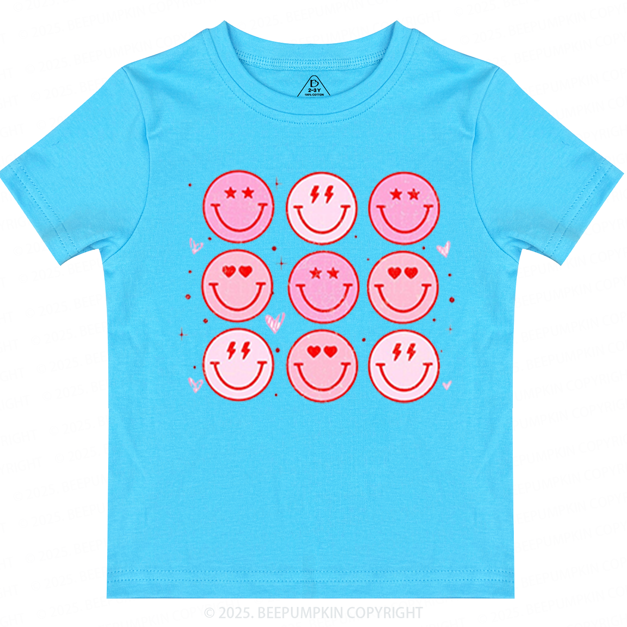 Groovy Heart Valentine's Day Toddler&Kid's Tees Beepumpkin
