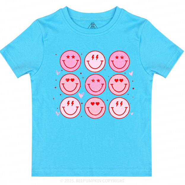 Groovy Heart Valentine's Day Toddler&Kid's Tees Beepumpkin