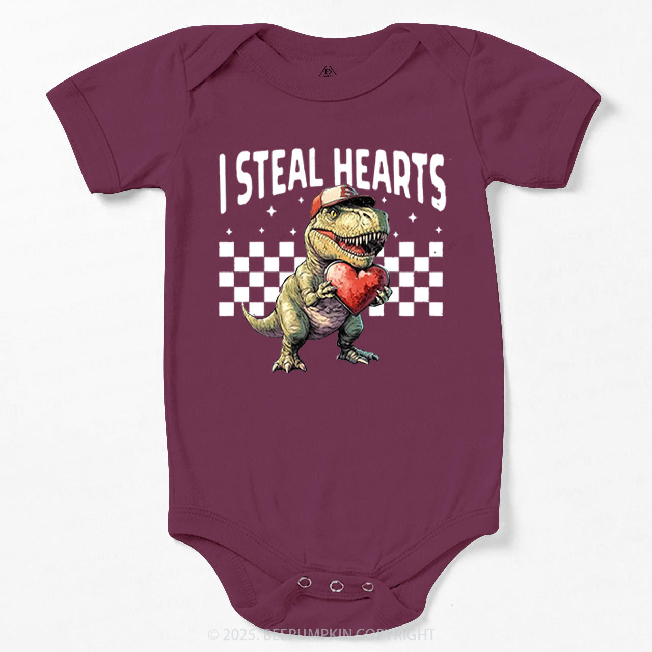 I Steal Hearts Valentine's Day Bodysuit Beepumpkin