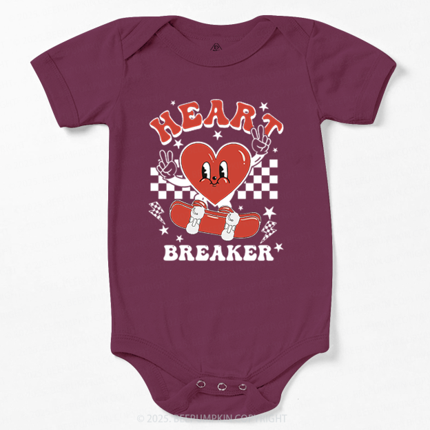 Heart Breaker Valentine's Day Bodysuit Beepumpkin 2