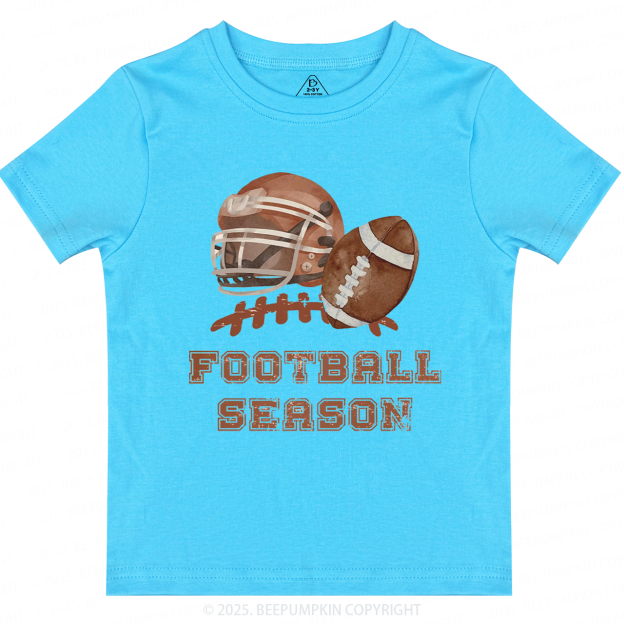 Football Season Toddler&Kid's Tees Beepumpkin