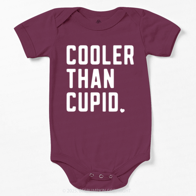 Cooler than Cupid Valentine's Day Bodysuit Beepumpkin