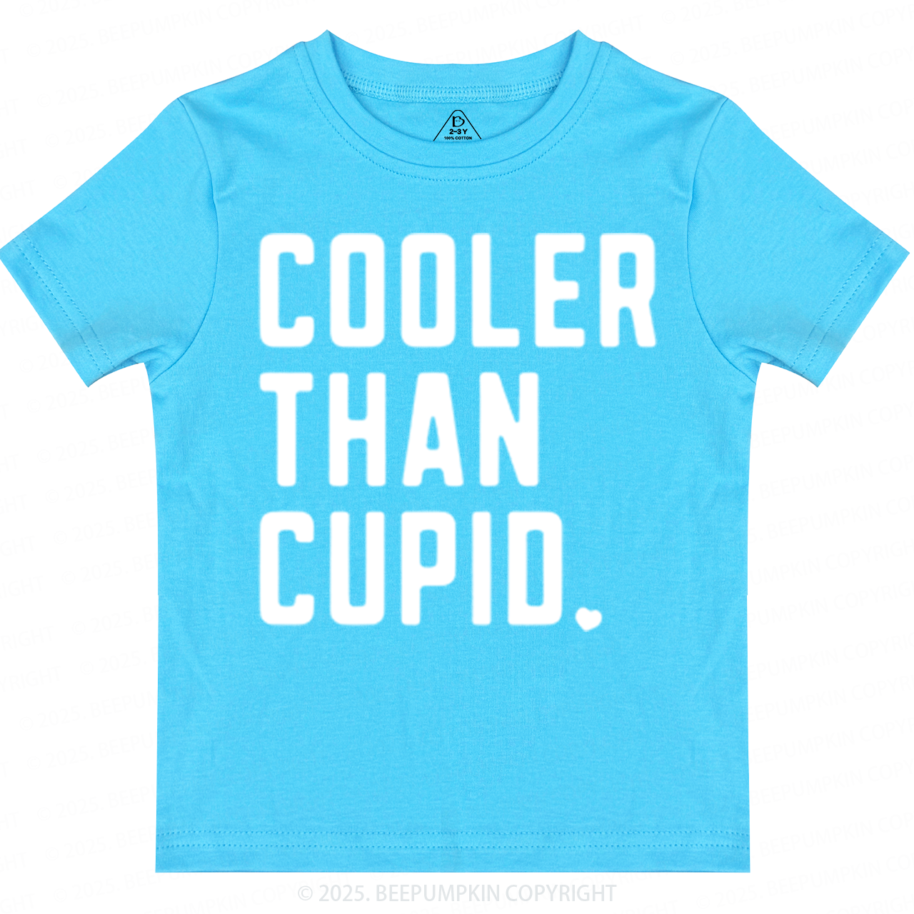 Cooler Than Cupid Valentine's Day Toddler&Kid's Tees Beepumpkin