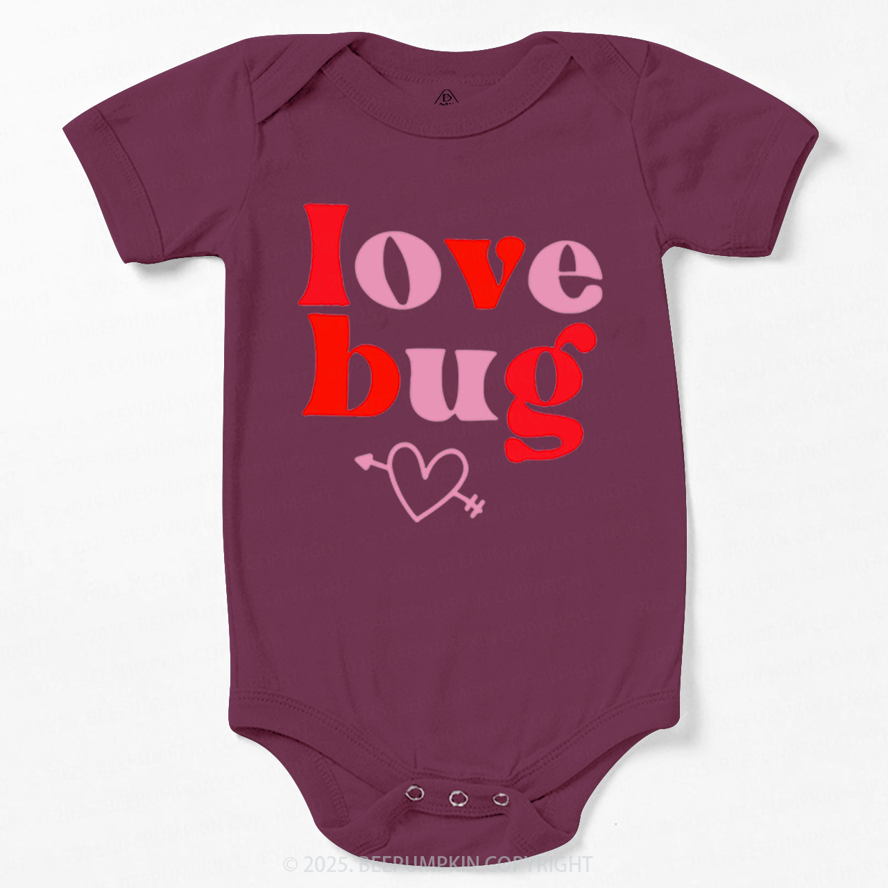 Love Bug Valentine's Day Bodysuit Beepumpkin 2