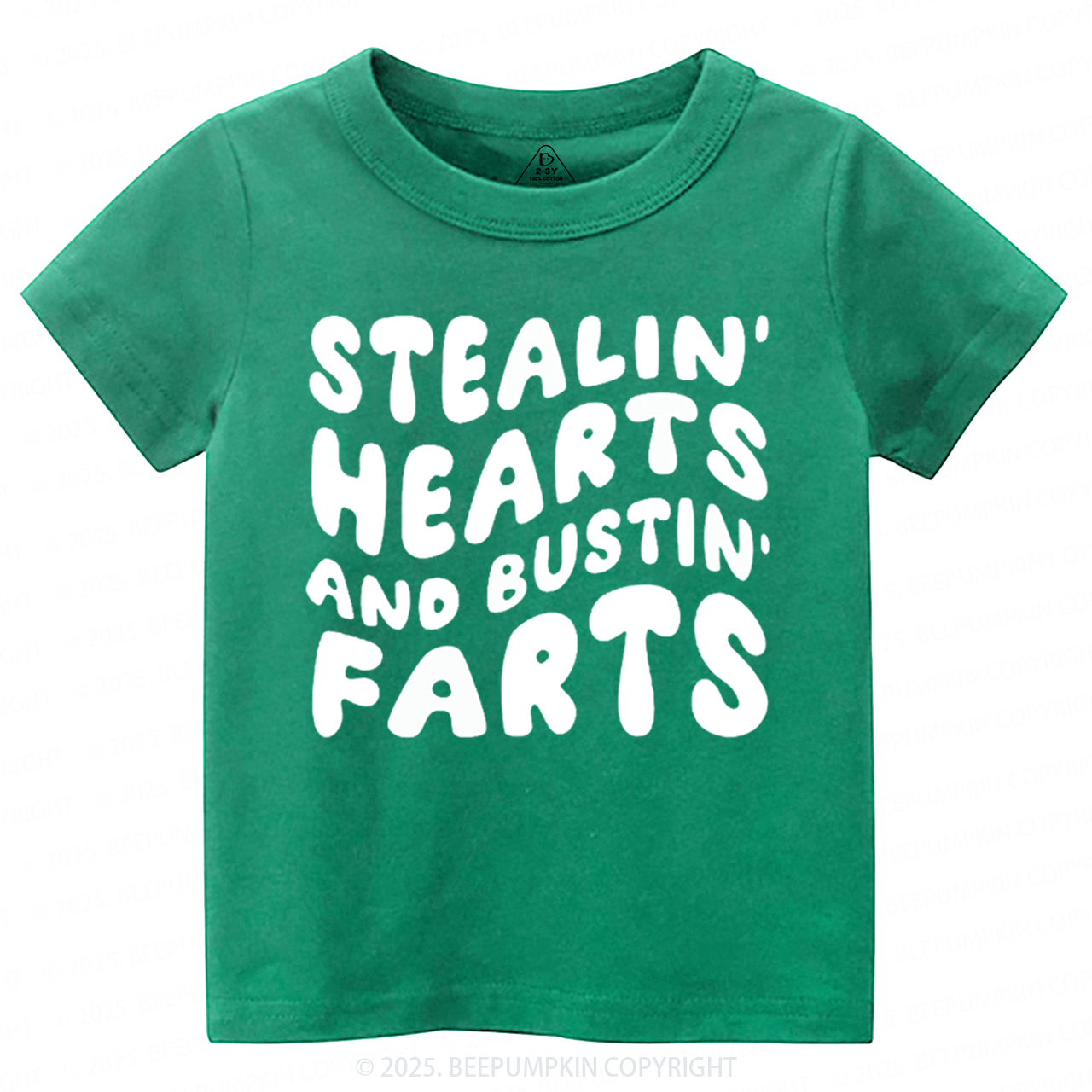 Stealin Hearts And Bustin Farts Valentine's Day Toddler&Kid's Tees Beepumpkin