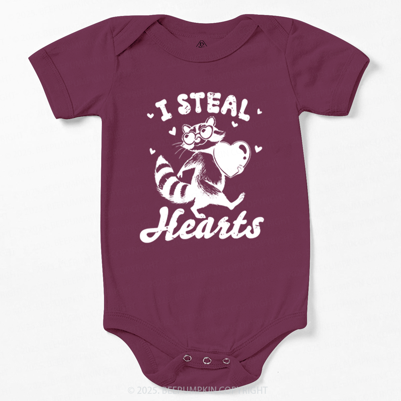 I Steal Hearts Valentine's Day Bodysuit Beepumpkin