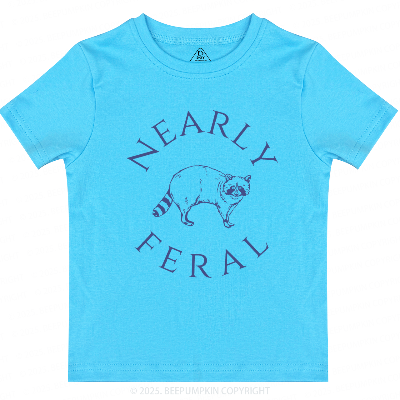 Nearly feral Toddler&Kid's Tees Beepumpkin