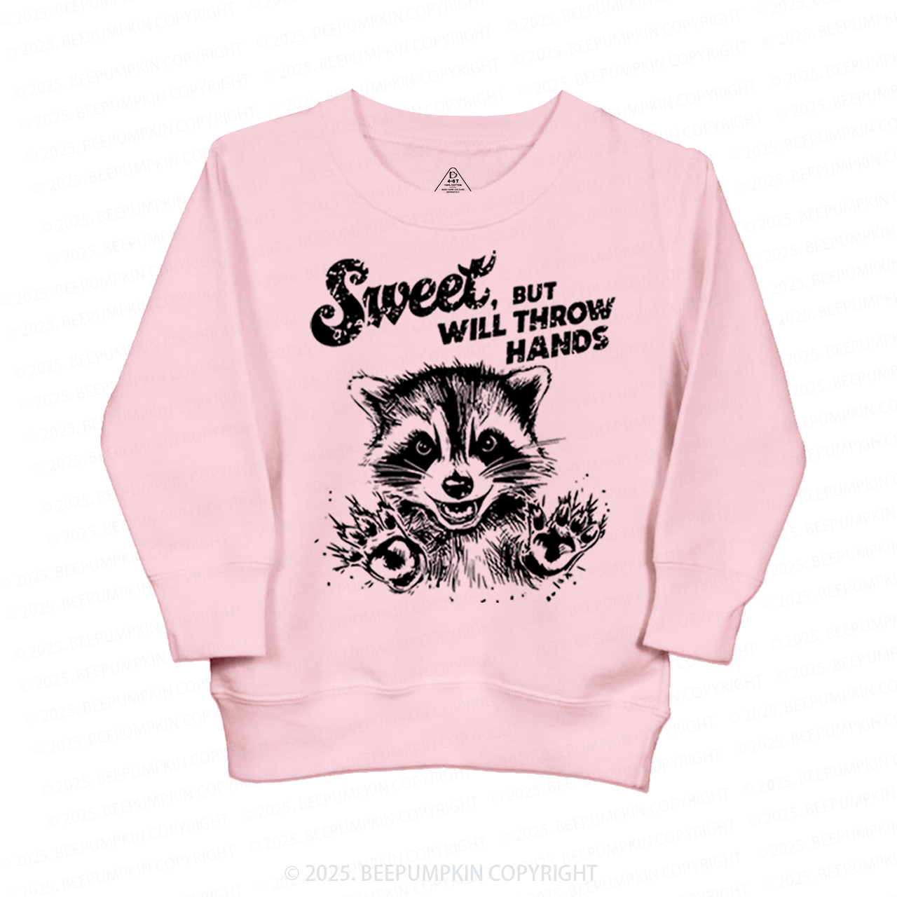 Sweet But Will Throw Hand Kid's Sweatshirt