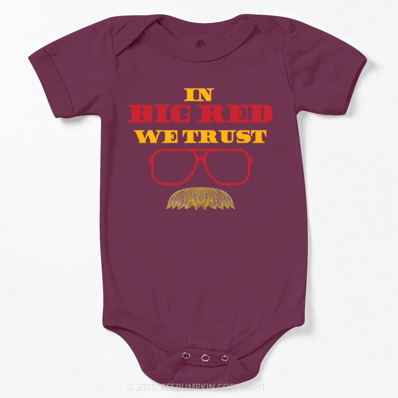 In Big Red We Trust Bodysuit Beepumpkin