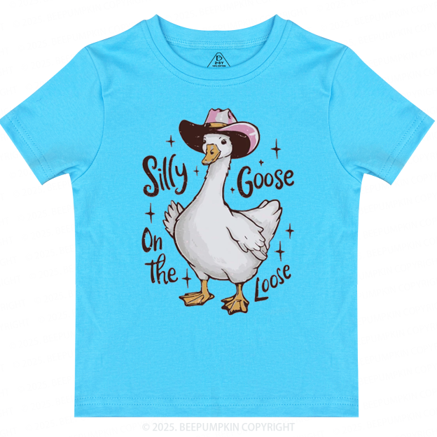 Silly Goose On The Loose Toddler&Kid's Tees Beepumpkin