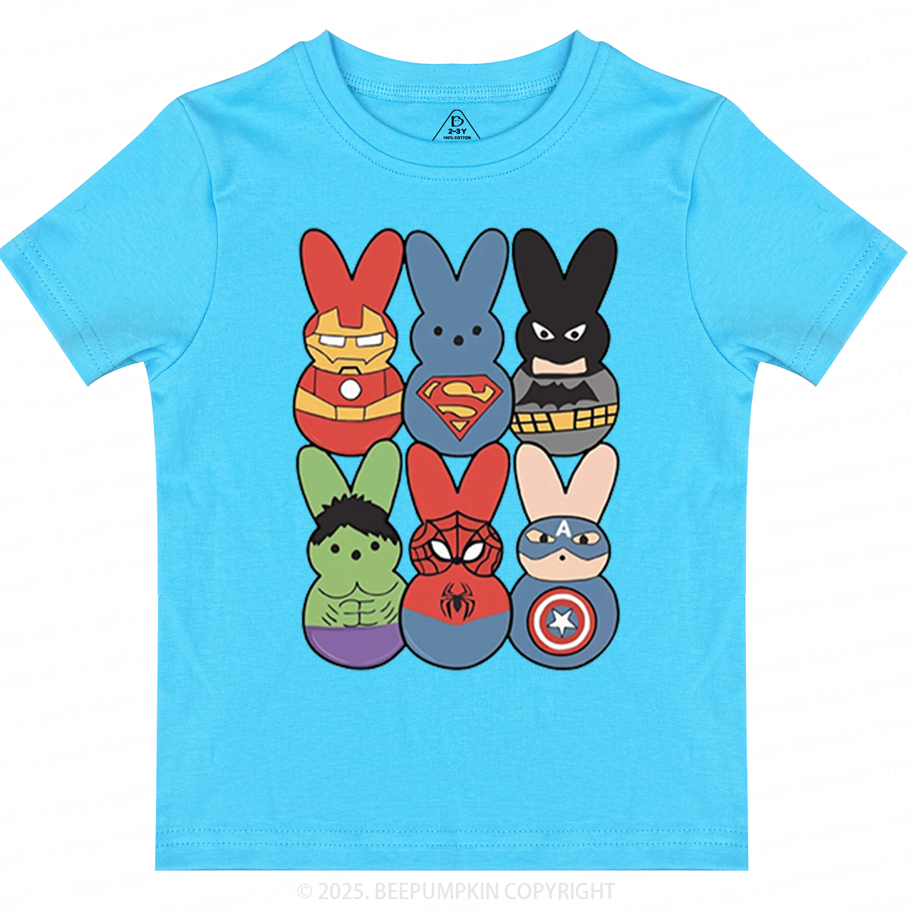 Heroes Easter Day Toddler&Kid's Tees Beepumpkin