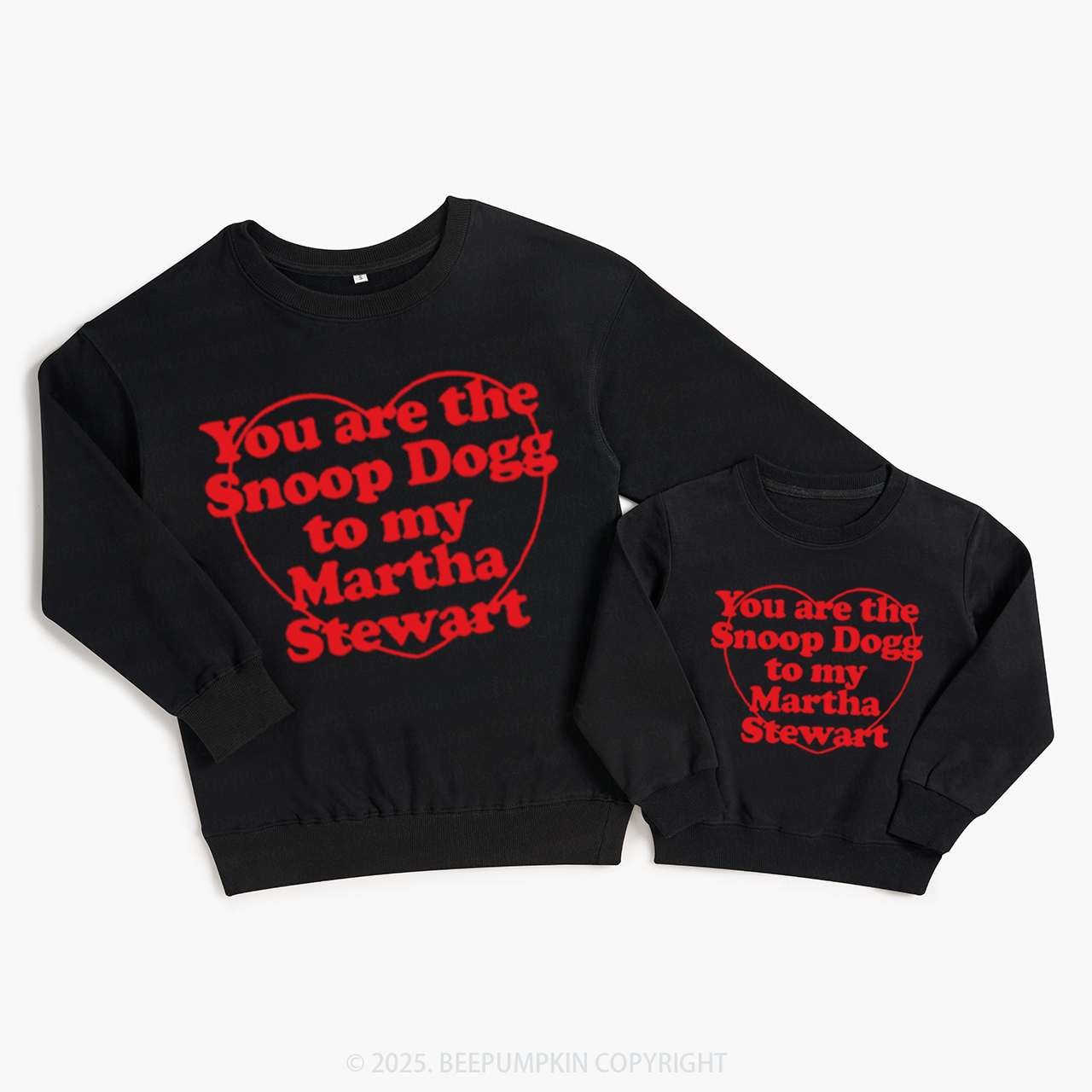 You Are The Cute Dogg To My Valentine's Day Family Matching Sweatshirts
