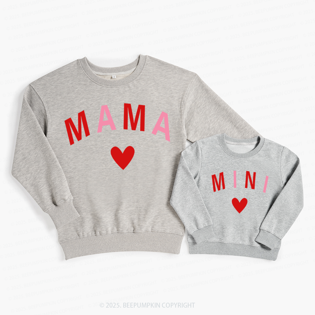 Mommy and Me Valentine's Day Family Matching Sweatshirts