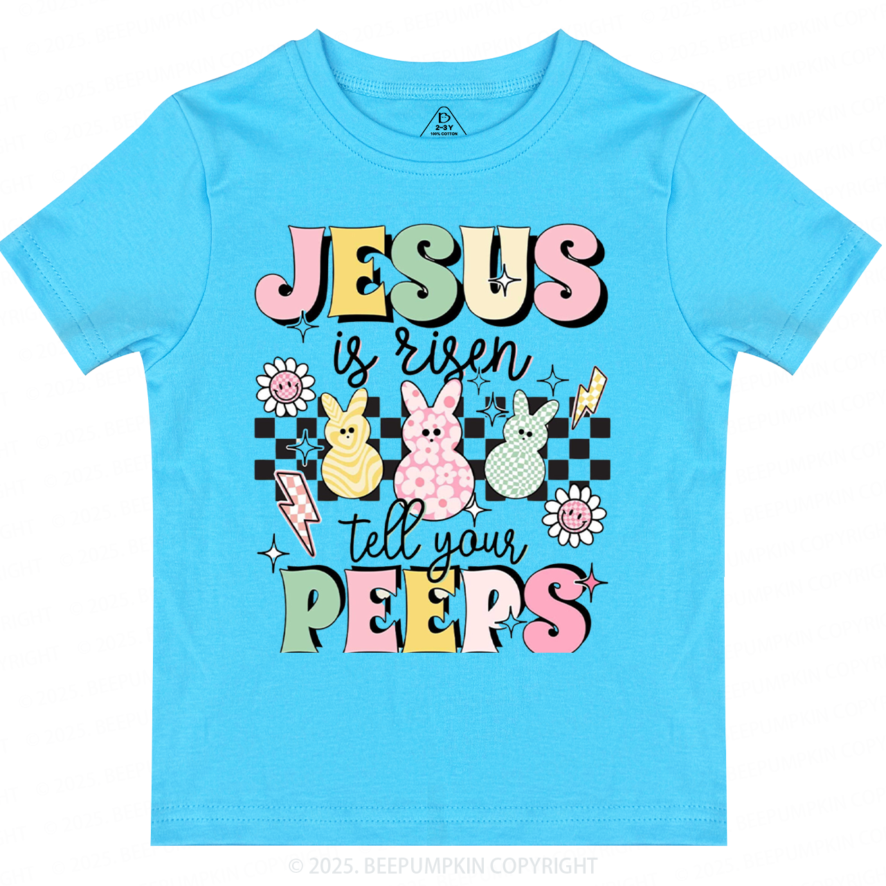 Jesus Is Risen Tell Your Peeps Toddler&Kid's Tees Beepumpkin