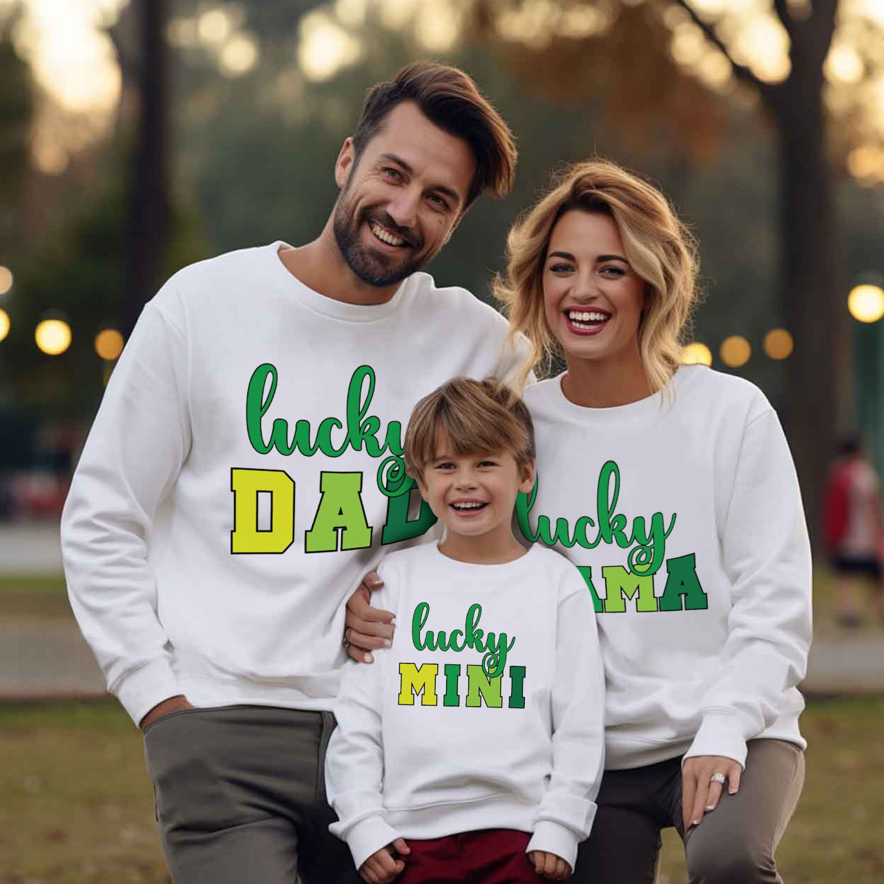 Personalized Funny Group St.Patricks Day Family Matching Sweatshirts
