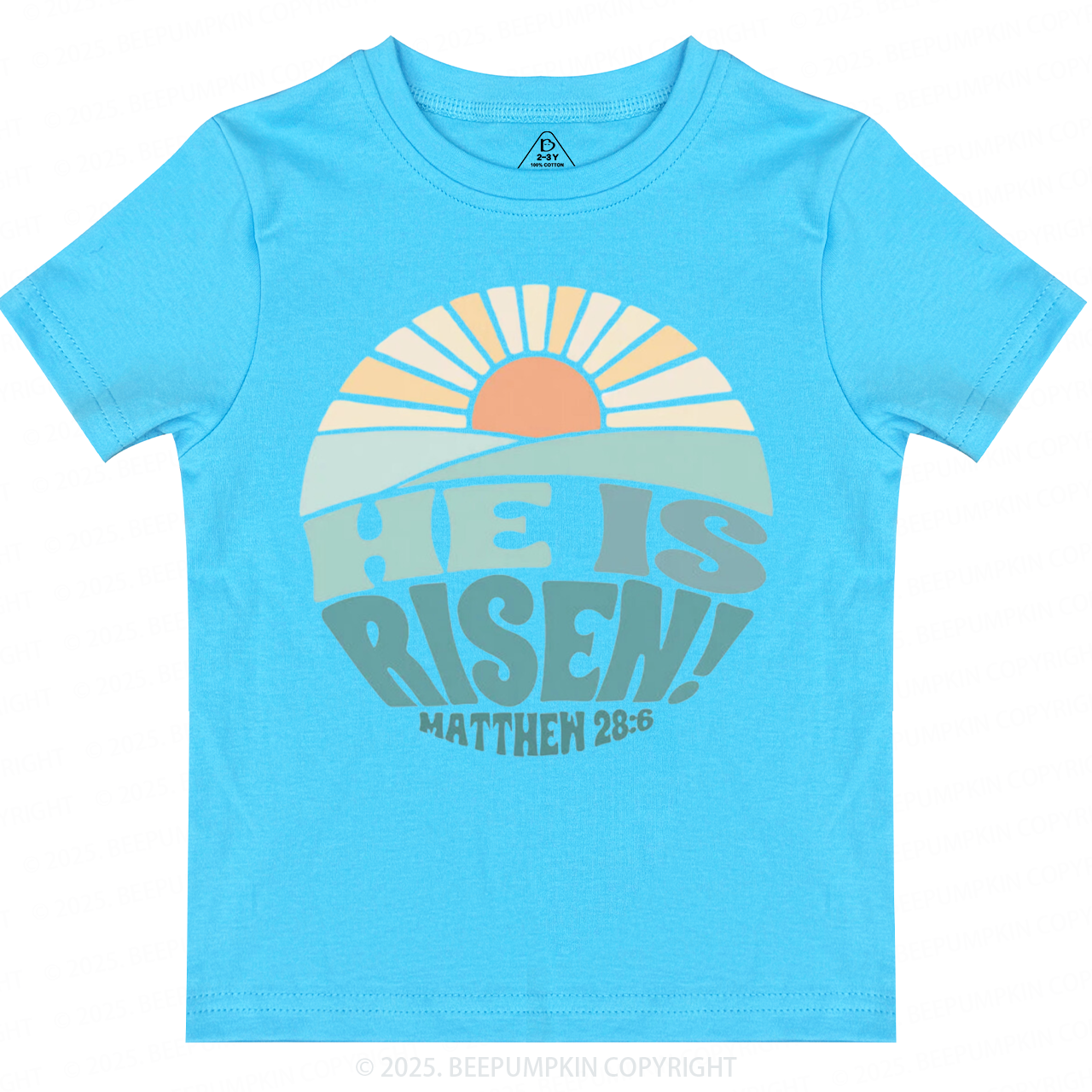 He is Risen Toddler&Kid's Tees Beepumpkin