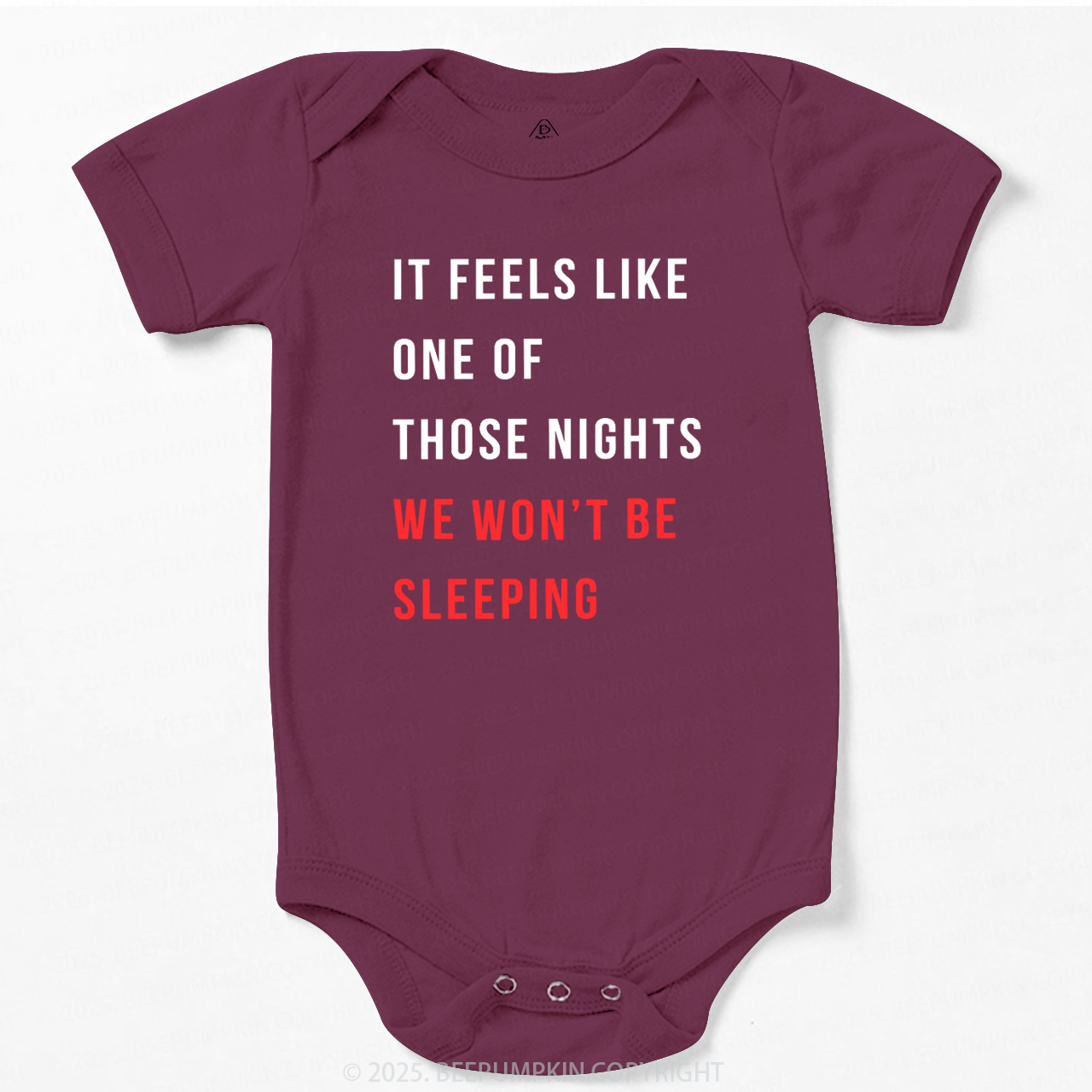 We Won't Be Sleeping Bodysuit Beepumpkin
