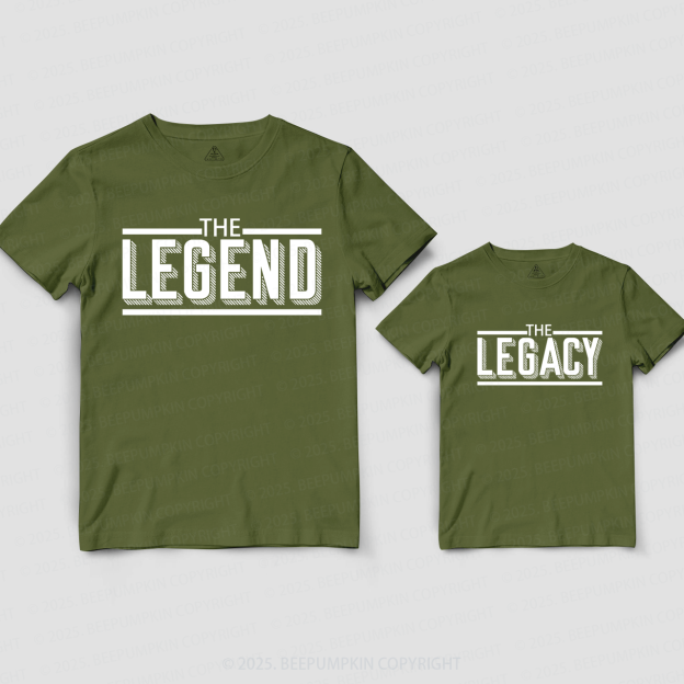 Legend & Legacy Matching Dad and me Bodysuit & Shirts
