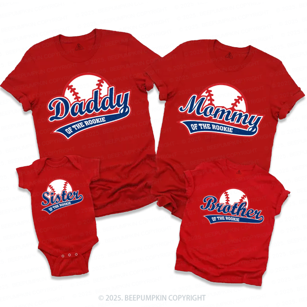Rookie Of The Year Family Matching Tees Beepumpkin