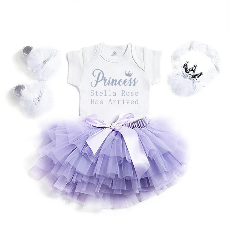 Personalized Baby Girl New Born Sets (Princess xxx Has Arrived)