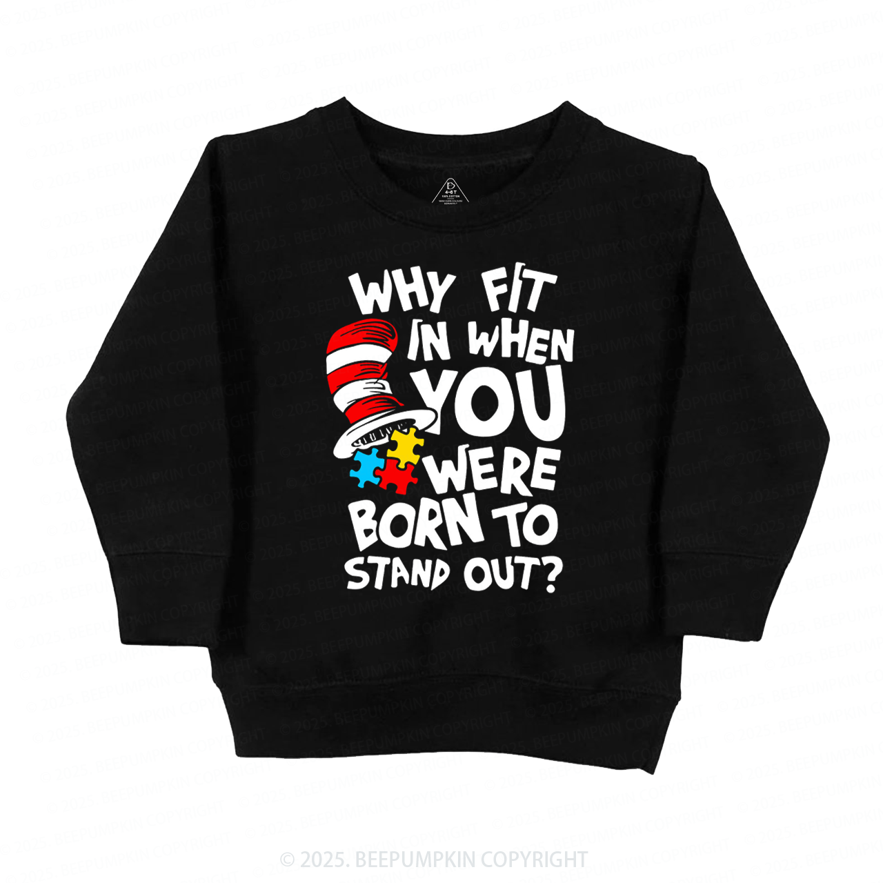Why Fit In When You Were Born To Stand Out Kid's Sweatshirt
