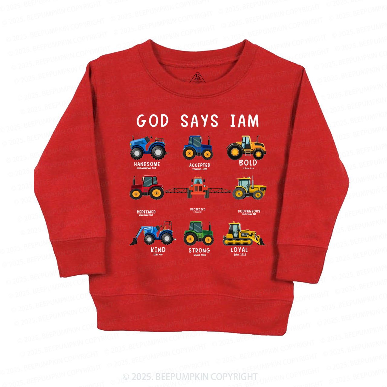 Good Says I Am Kid's Sweatshirt