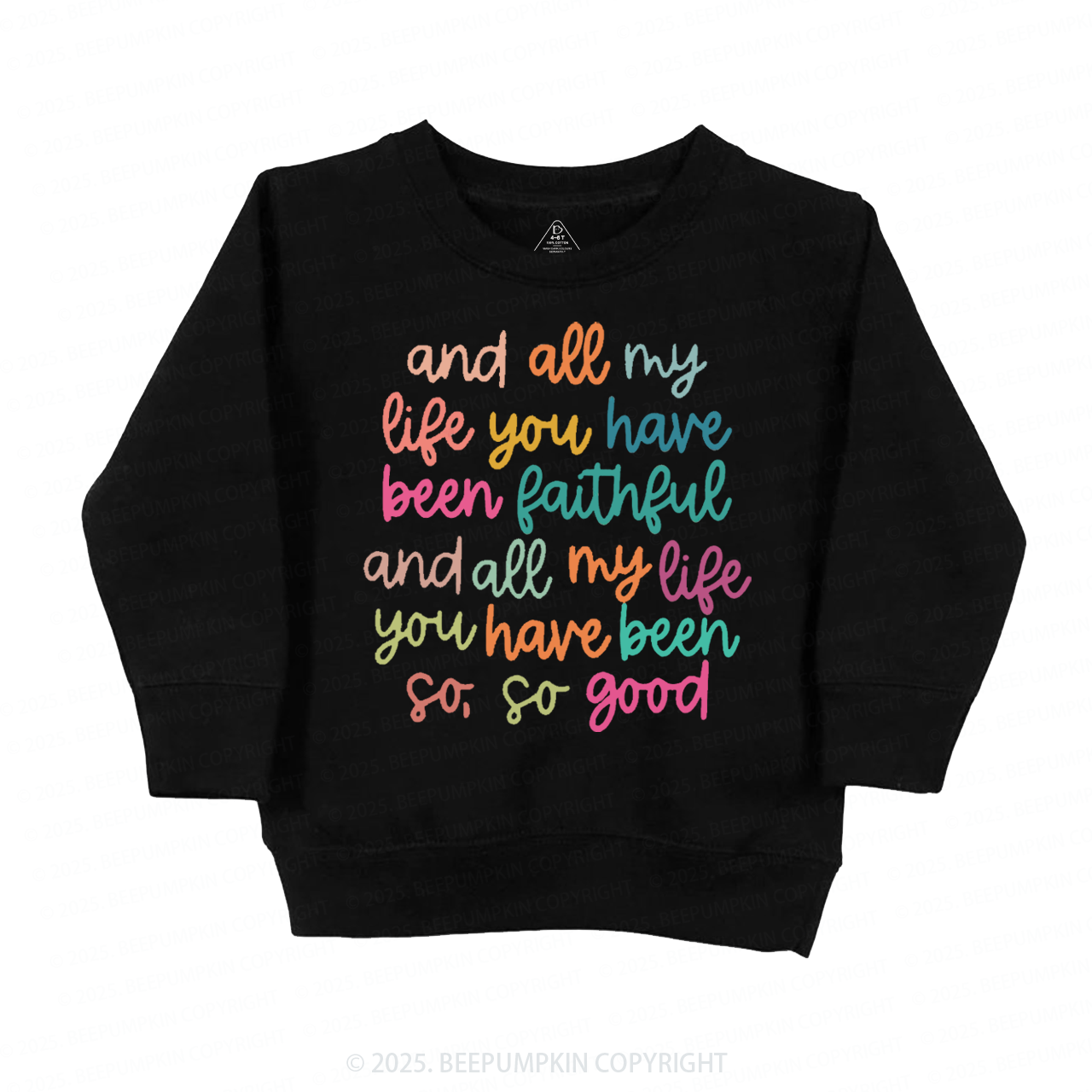 Psalm Bible Quote Kid's Sweatshirt