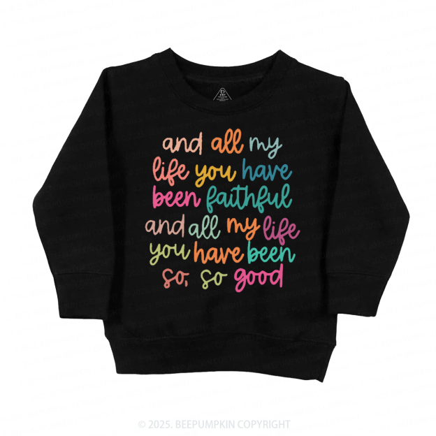 Psalm Bible Quote Kid's Sweatshirt