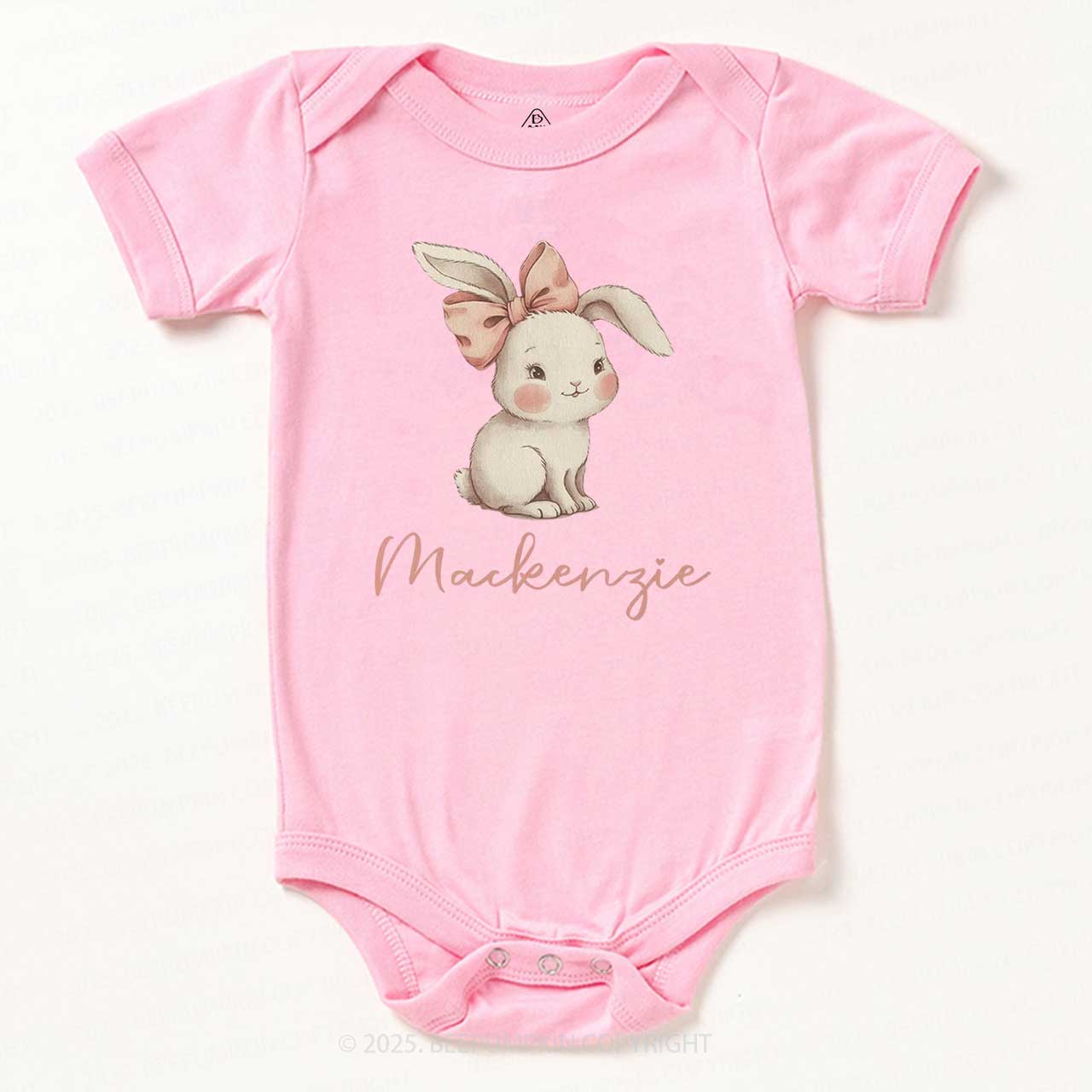 Personalized Name Easter Bunny Bodysuit Beepumpkin