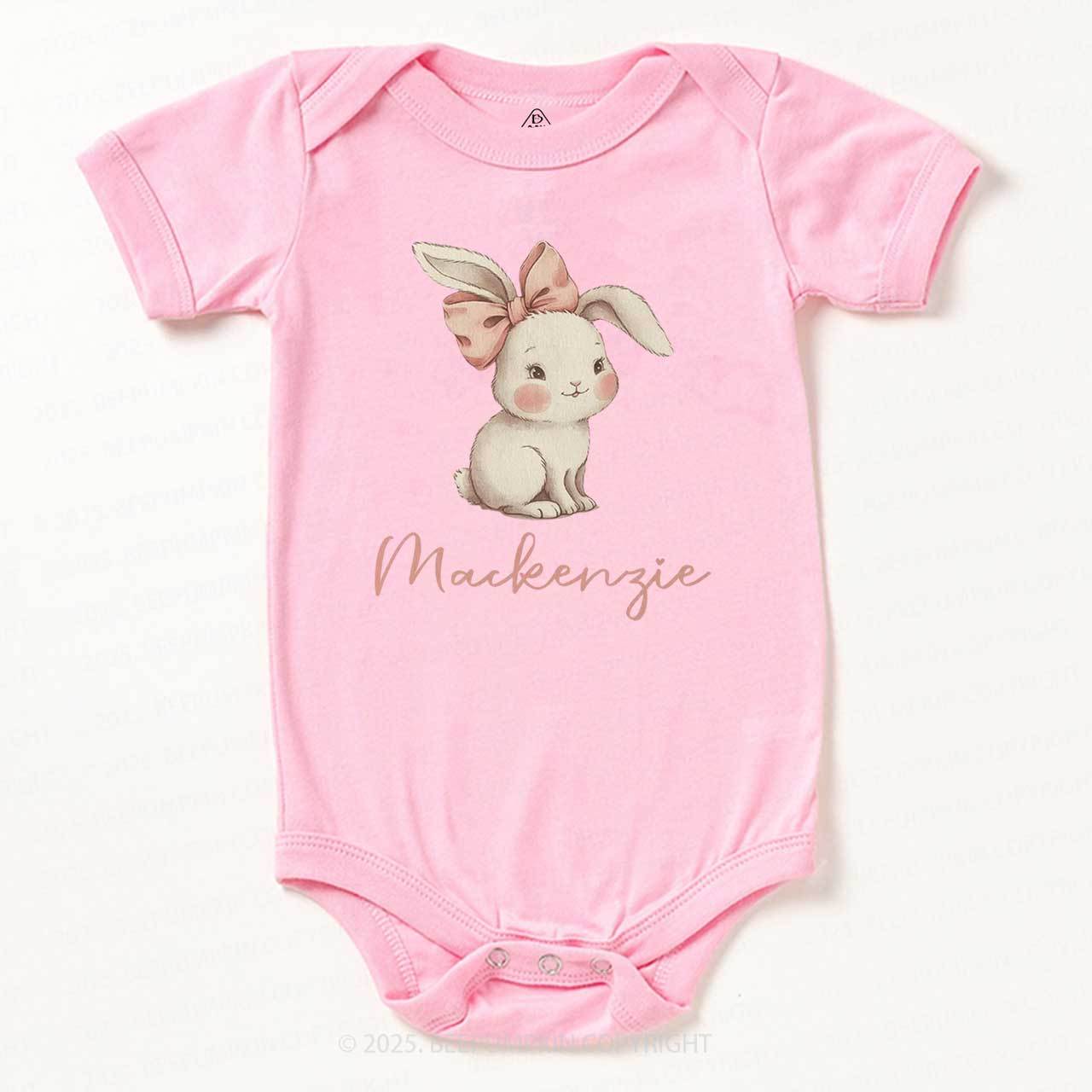 Personalized Name Easter Bunny Bodysuit Beepumpkin