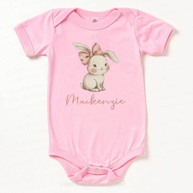 Personalized Name Easter Bunny Bodysuit Beepumpkin