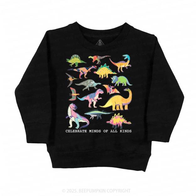 Celebrate Minds Of All Kinds Kid's Sweatshirt