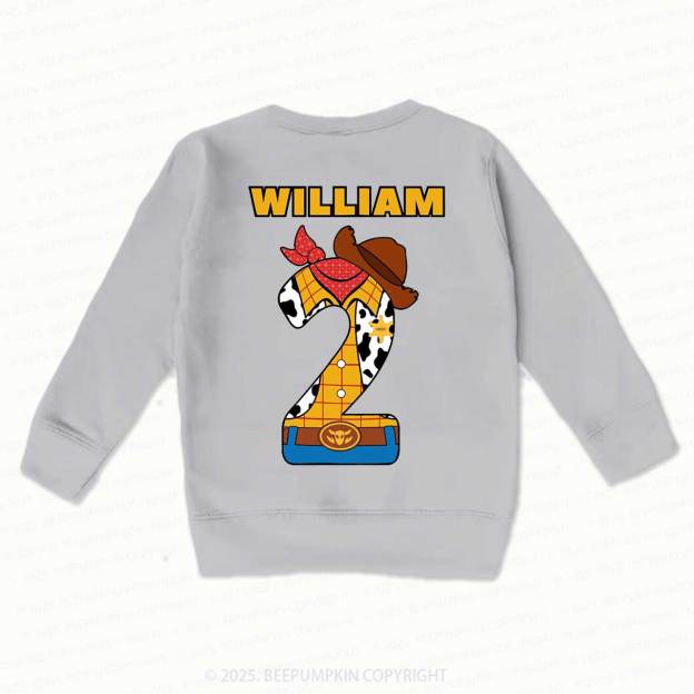 Personalized Birthday Kid's Sweatshirt