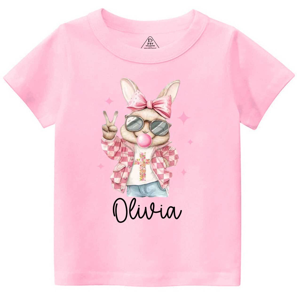 Bubble Gum Bunny Toddler&Kid's Tees Beepumpkin